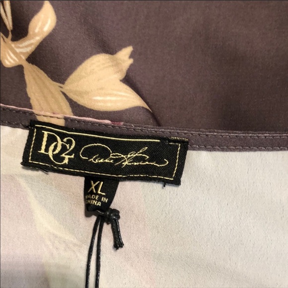 NWT DG2 Diane Gilman Popover Blouse - Picture 5 of 8